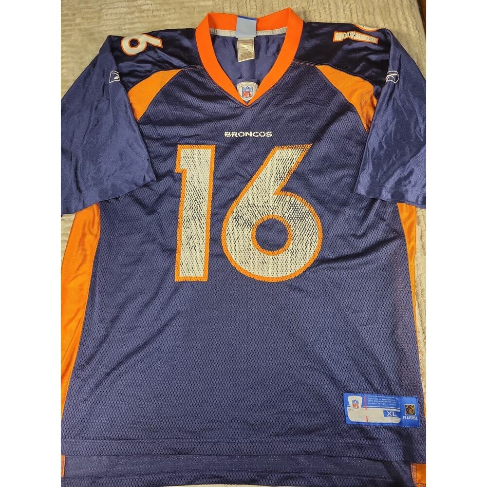 Reebok Jake Plummer Denver Broncos Football Jersey Mens Size XL Adult - Picture 7 of 9